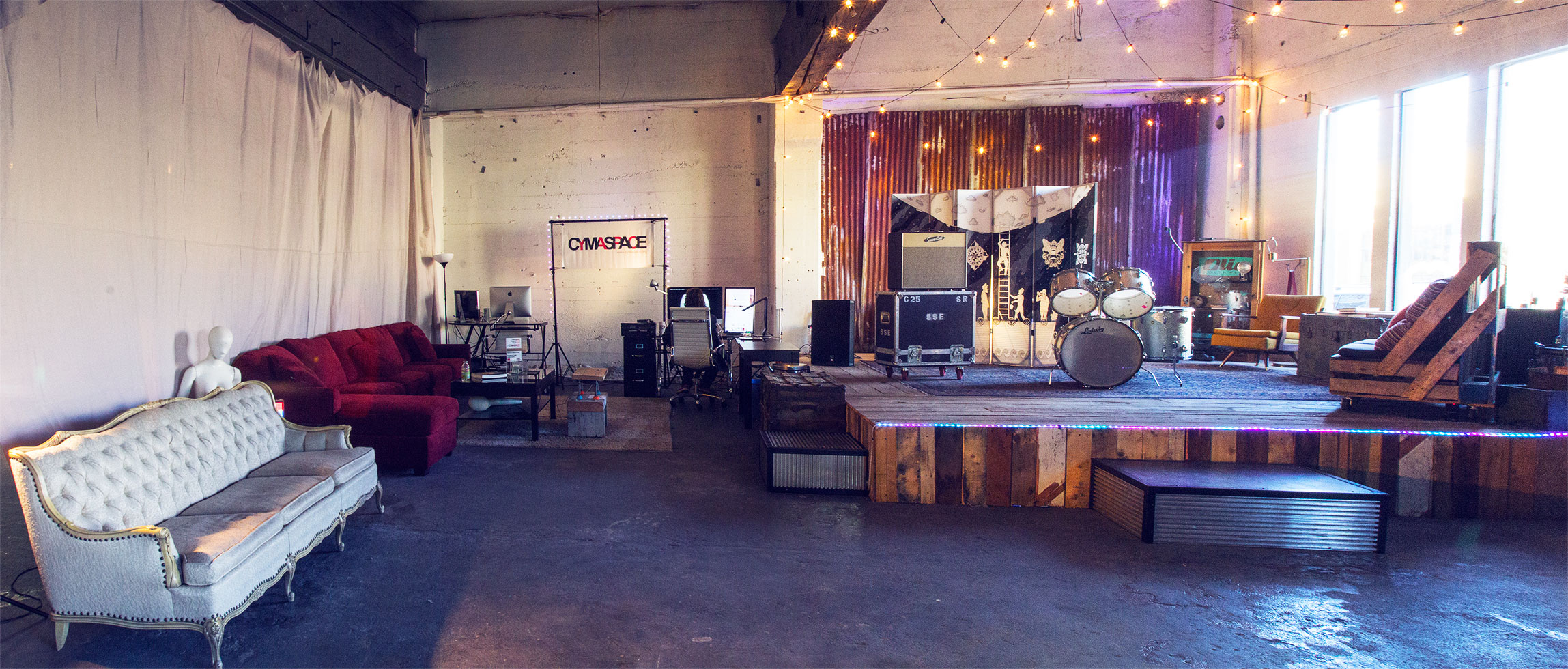 CymaSpace's new location at the Sprout Factory.